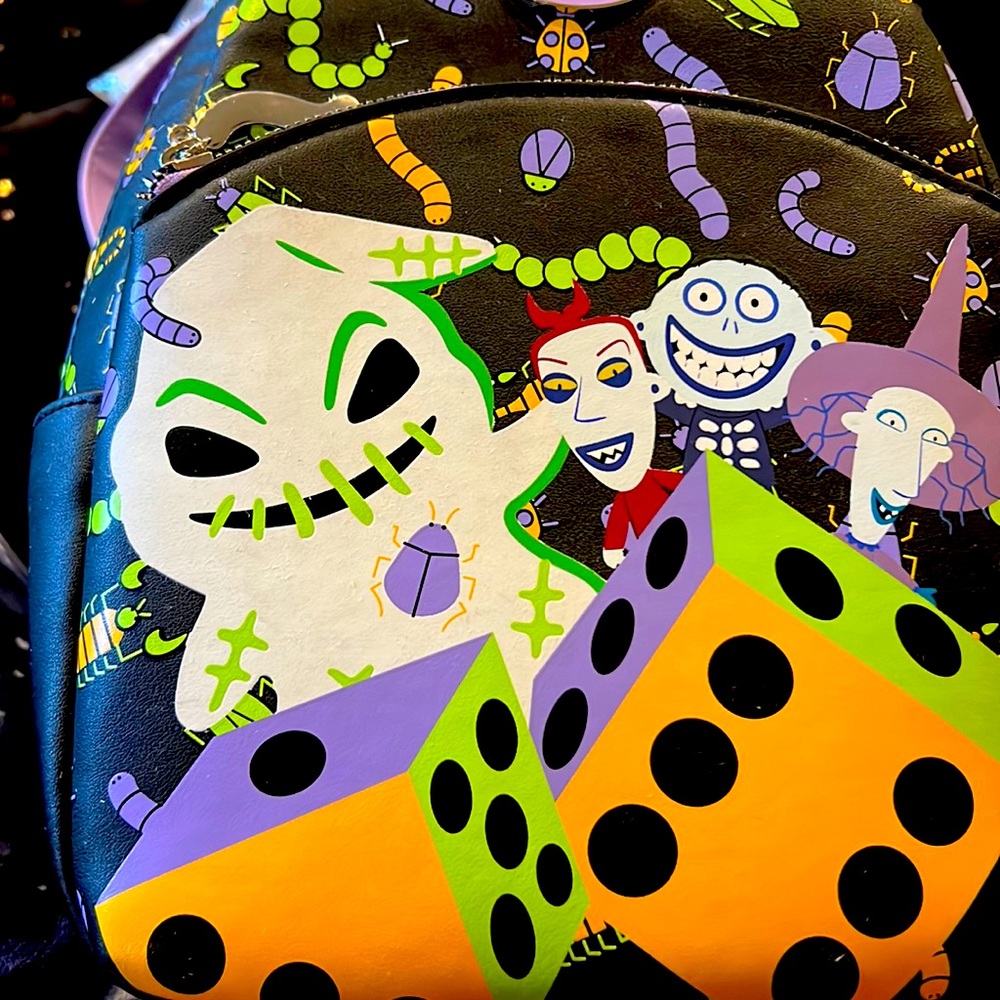 Disney loungefly bag oogie boogie mini backpack